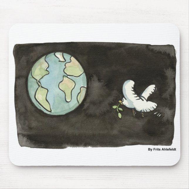 Peace on Earth Mouse Mat (Front)