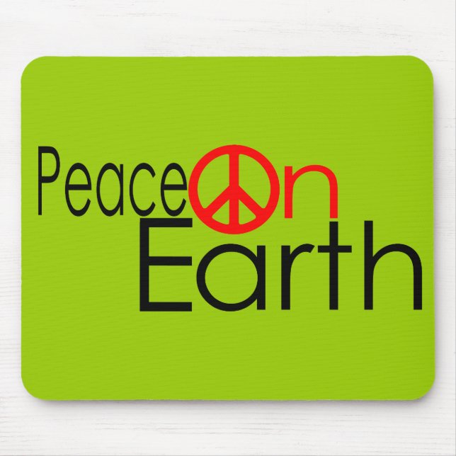 Peace on Earth Mouse Mat (Front)