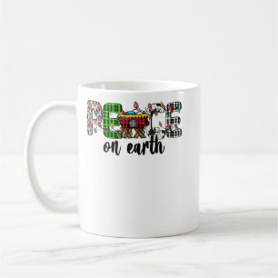 Peace On Earth Nativity Baby Jesus Happy Holiday C Coffee Mug