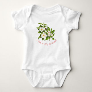 'Peace on Earth' on a Baby Bodysuit
