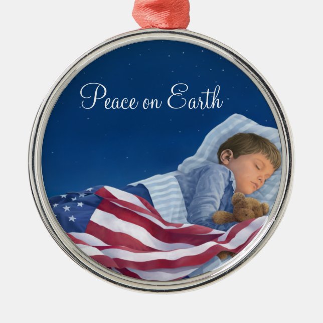 Peace on Earth Ornament (Front)