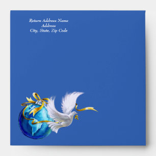 Peace on Earth.  Peace Dove Holiday Envelopes