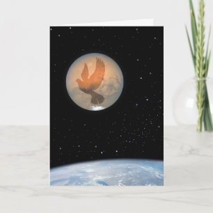 Peace on Earth Peace Dove – Hubble Space Telescope Holiday Card