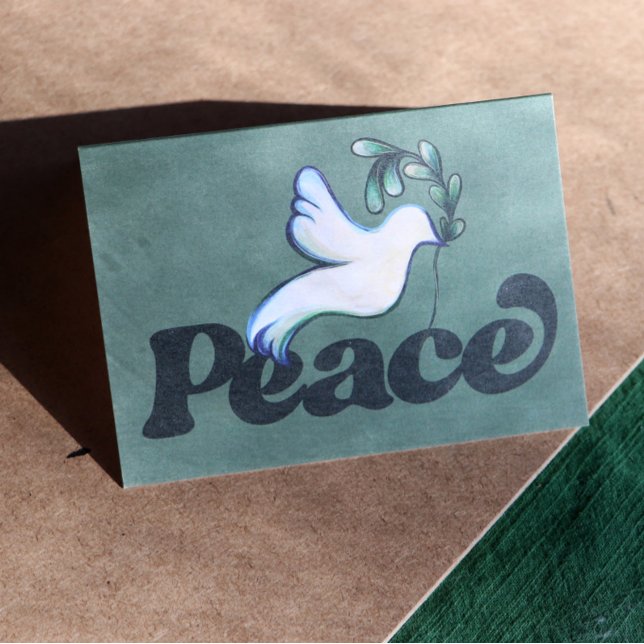 Peace on Earth Peaceful world design               Card (Creator Uploaded)