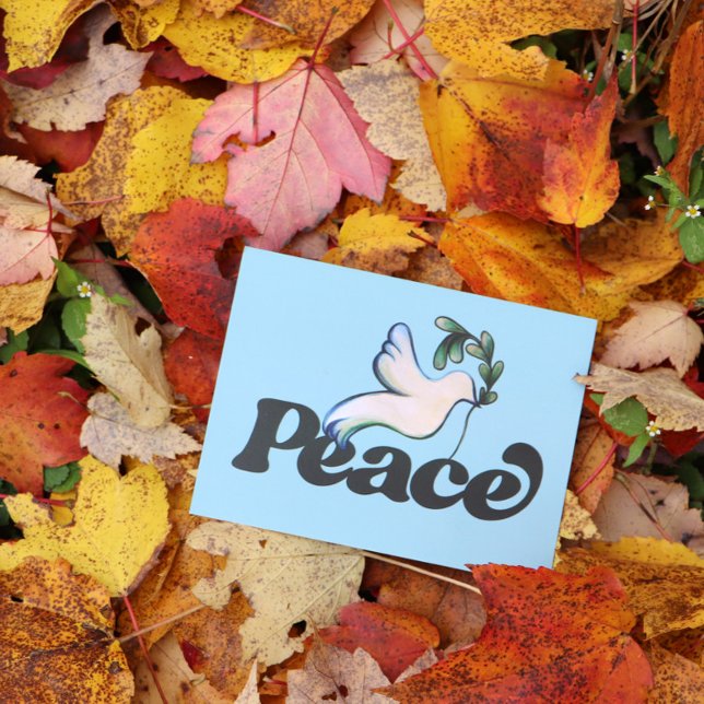 Peace on Earth Peaceful world design               Postcard (Creator Uploaded)