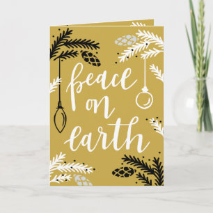 Peace on Earth   Photo Holiday Card