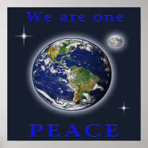 Peace on earth poster