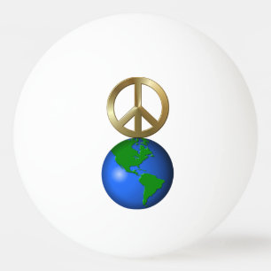 Peace on Earth Rebus Word Puzzle Ping Pong Ball