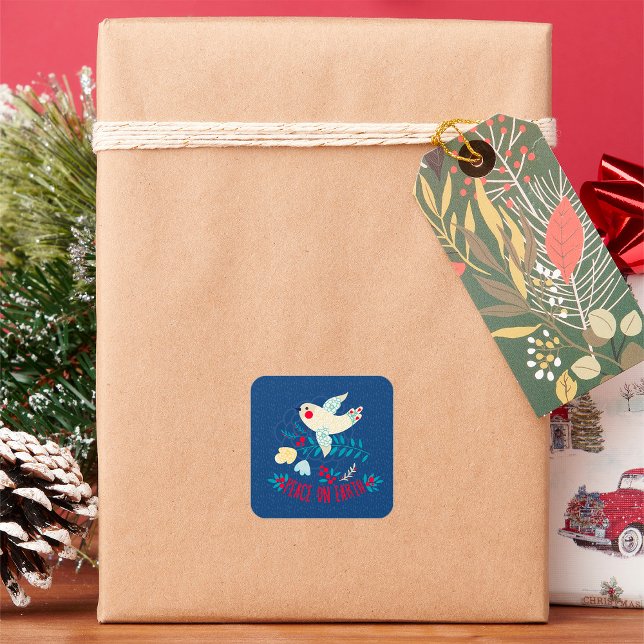 Peace On Earth Square Sticker (Creator Uploaded)