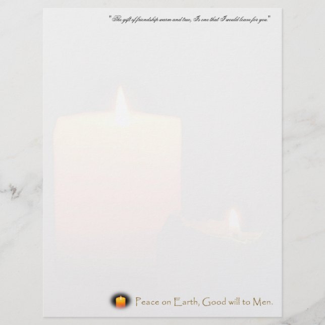 Peace on Earth Stationery (Front)