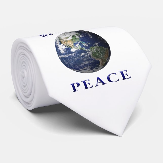 Peace on earth tie (Rolled)