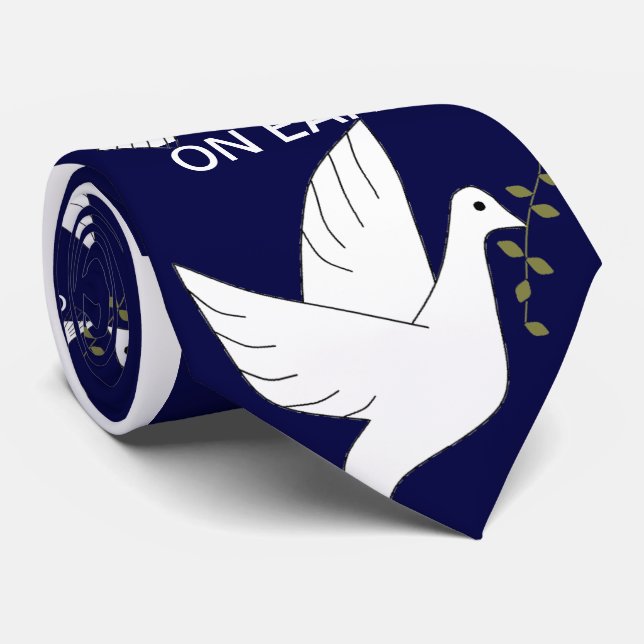 PEACE ON EARTH TIE (Rolled)