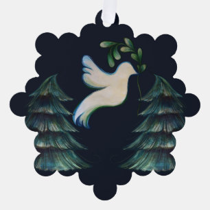 Peace on Earth Tree Decoration Card