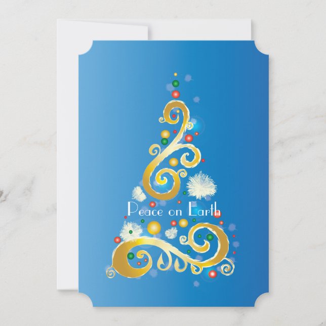 Peace on Earth V Holiday Card (Front)