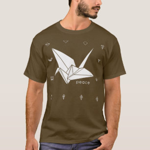 Peace Origami Crane Japanese T-Shirt