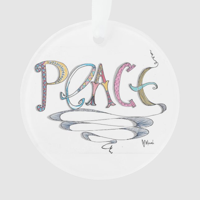 Peace Ornament (Front)