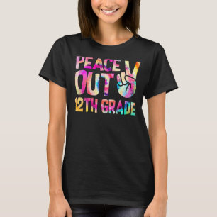 Peace Out 12th Grade Happy Last Day Of School Tie T-Shirt