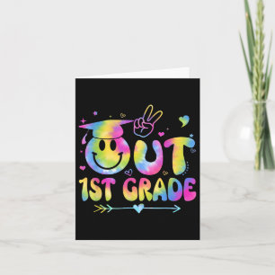 Peace Out 3rd Grade Cl Of 2025 Goodbye Graduation Card