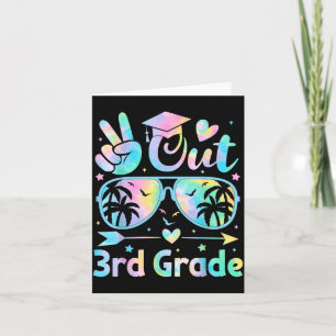 Peace Out 3rd Grade Hello Summer Last Day Of Third Card