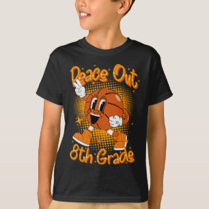 Peace Out 8th Eighth Grade Graduation Last Day Of  T-Shirt