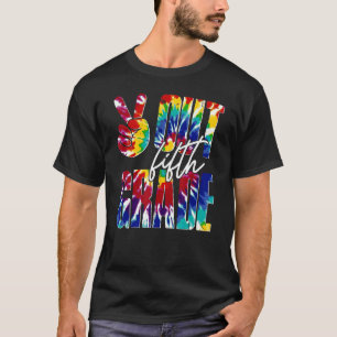 Peace Out Fifth Grade Tie Dye Graduation 5th Grad T-Shirt