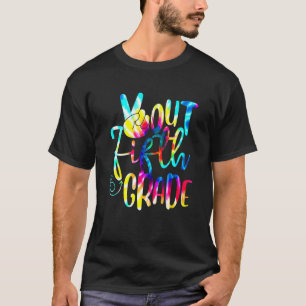 Peace Out Fifth Grade Tie Dye Last Day Of School T-Shirt