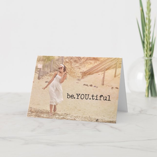 PEACE OUT Greeting Card (Front)
