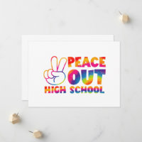 Peace Out High School Tie Dye Last Day Of School