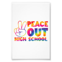 Peace Out High School Tie Dye Last Day Of School