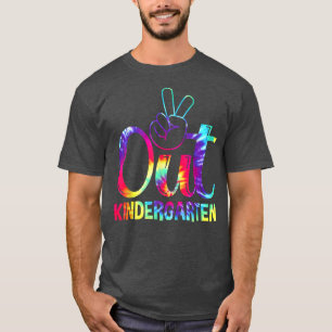 Peace Out Kindergarten Happy Last Day Of School Ti T-Shirt