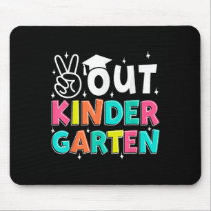 Peace Out Kindergarten Last Day Of School Kinder S Mouse Mat