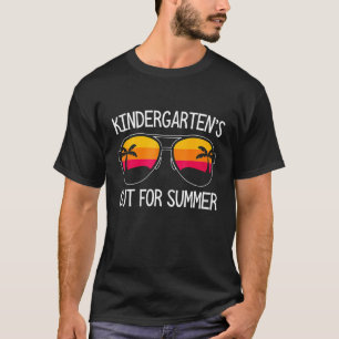 Peace Out Kindergarten We Are Done 1st Grade Here  T-Shirt