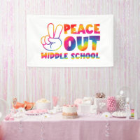 Peace Out Middle School Tie Dye Last Day Of School