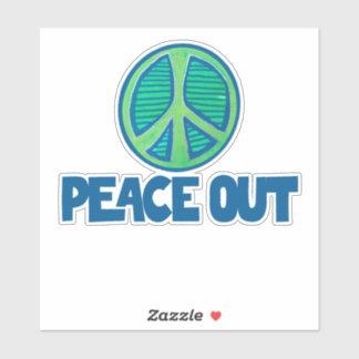 Peace Out Peace Sign