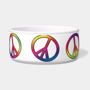 Peace Out Pet Bowls
