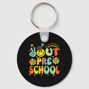 Peace Out Preschool Cl Of 2025 Goodbye Graduation Key Ring