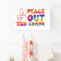 Peace Out Second Grade Tie Dye Last Day 2nd Grade 