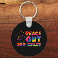 Peace Out Second Grade Tie Dye Last Day 2nd Grade 