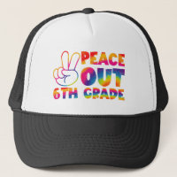 Peace Out Sixth Grade Tie Dye Last Day 6th Grade 