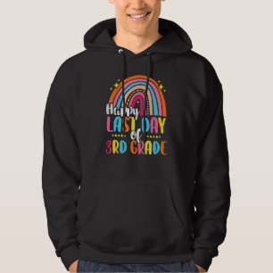 Peace Out Third Grade Last Day Of School 3rd Grad Hoodie