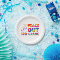 Peace Out Third Grade Tie Dye Last Day 3rd Grade