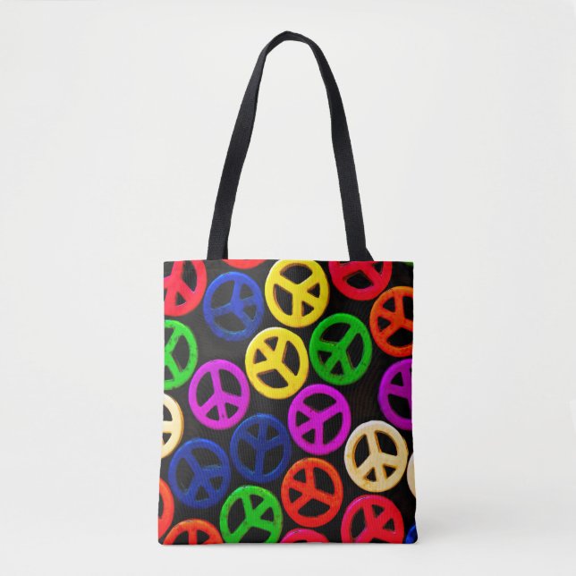 Peace Out Tote Bag (Front)