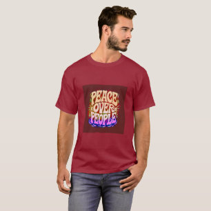 Peace Over People Luxury Mental Health T-Shirt