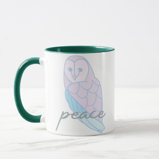 Peace Owl Mug (Left)
