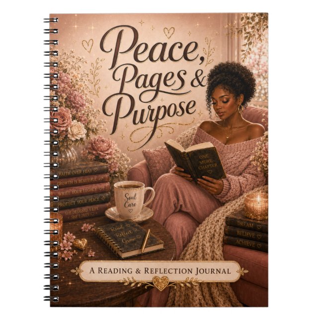 Peace, Pages & Purpose Notebook (Front)