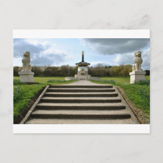 Peace Pagoda, Milton Keynes Postcard