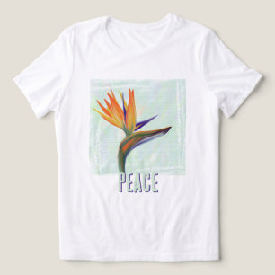 PEACE Painted Bird of Paradise Tri-Blend Shirt