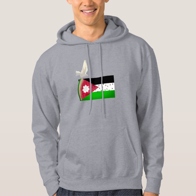 Peace Palestine Watermelon  Hoodie (Front)