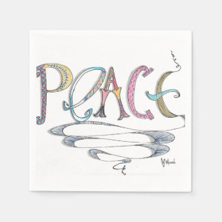 Peace Paper Napkins