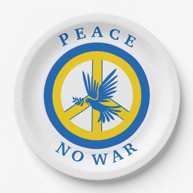 Peace Paper Plate (Front)